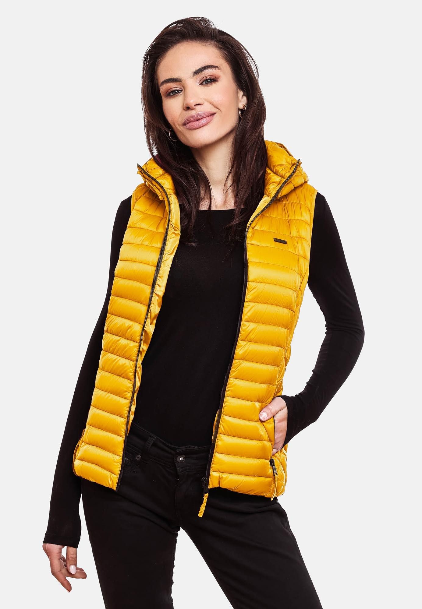 Marikoo Steppweste mit abnehmbarer Kapuze günstig online kaufen