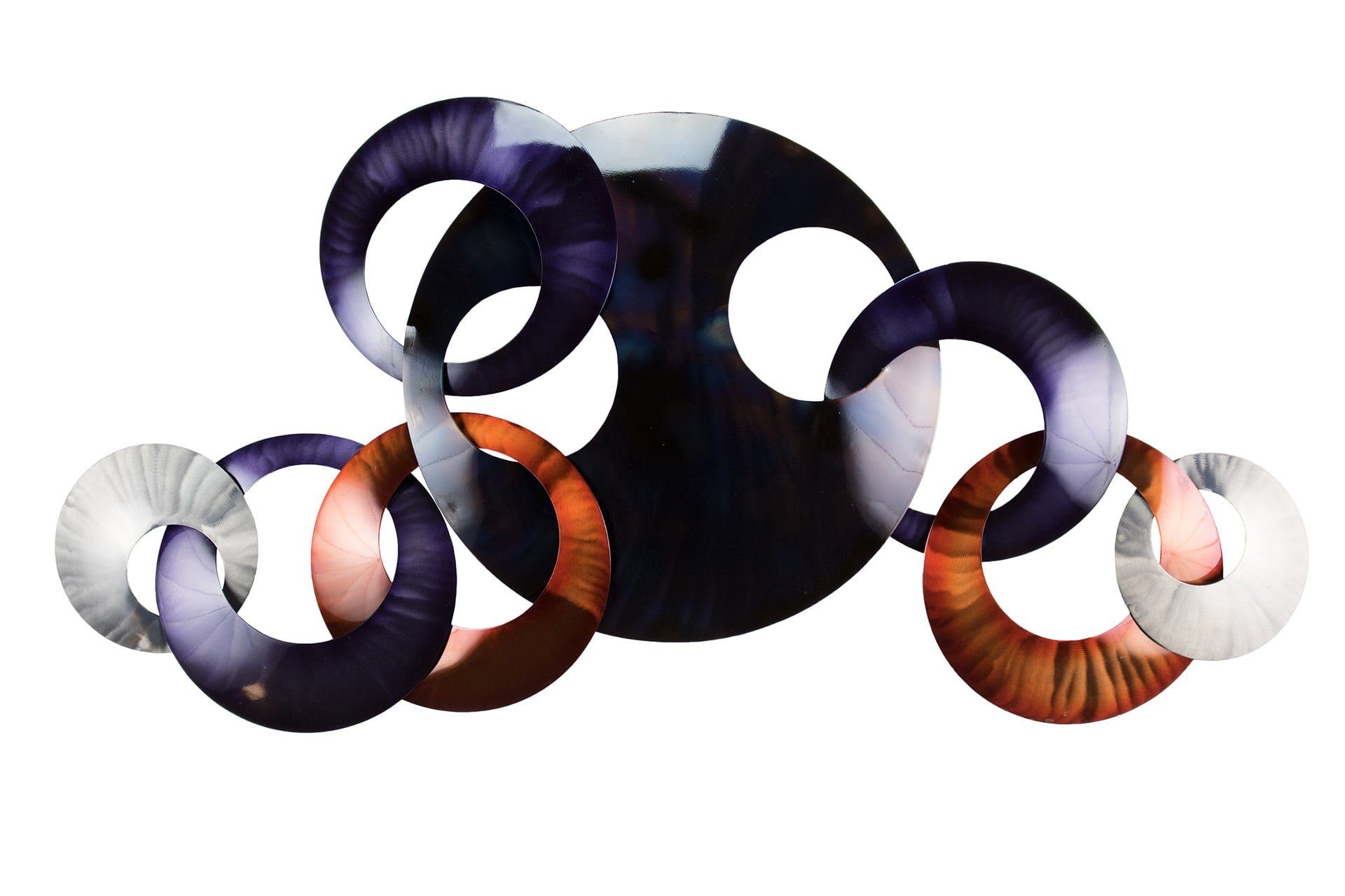 KUNSTLOFT Metallbild »Für immer vereint«, handgefertigte Wanddekoration