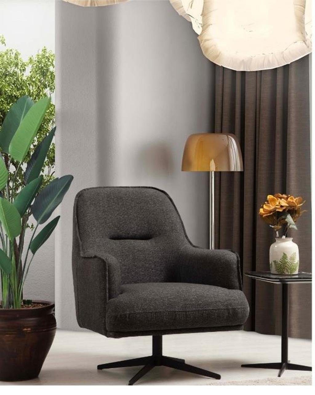 Sessel Sessel Textil Luxus Design Sitzer Europa JVmoebel (1-St., in Sessel), Modern Made Relax Sessel Relaxsessel