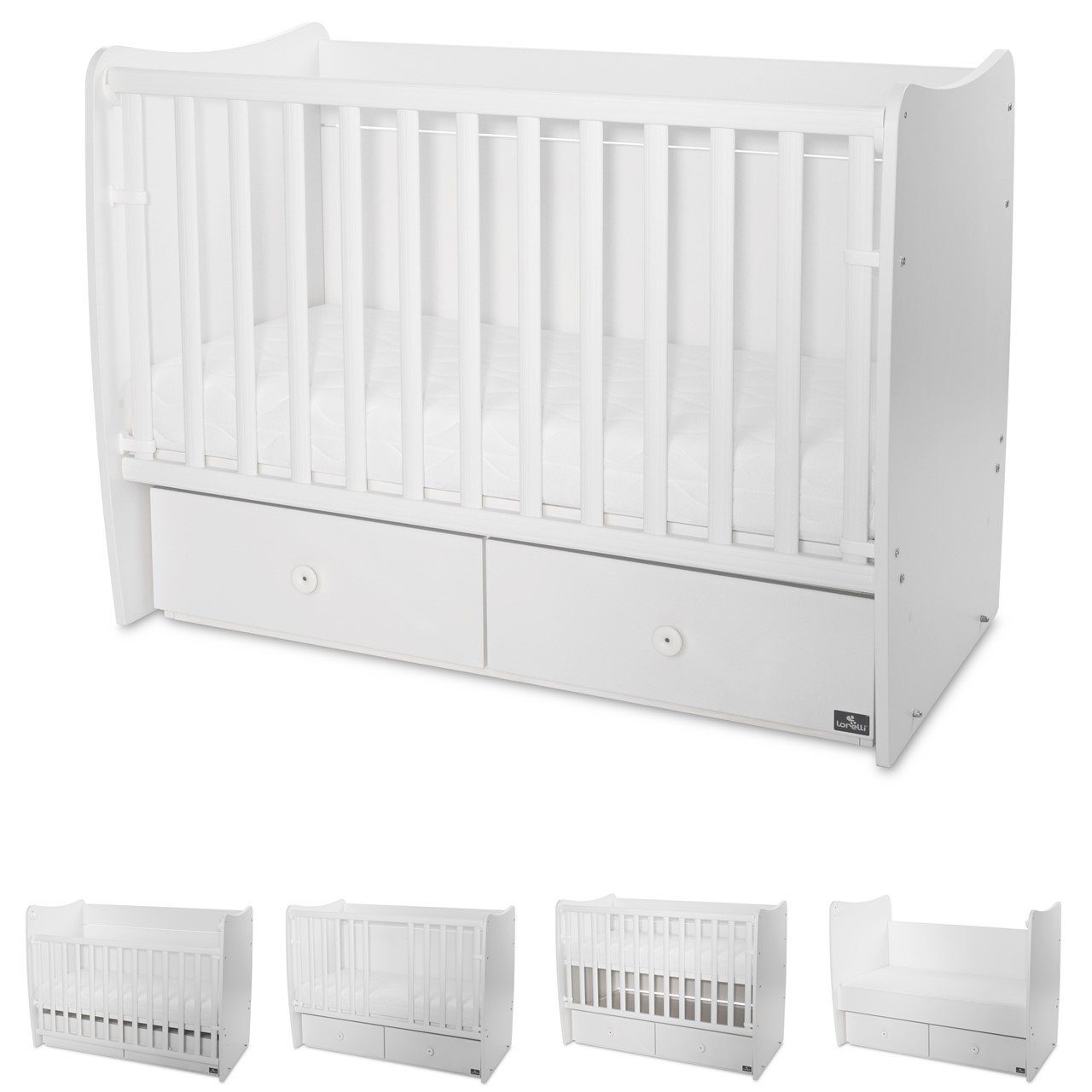 Komplettbett Babybett MATRIX NEW Kinderbett