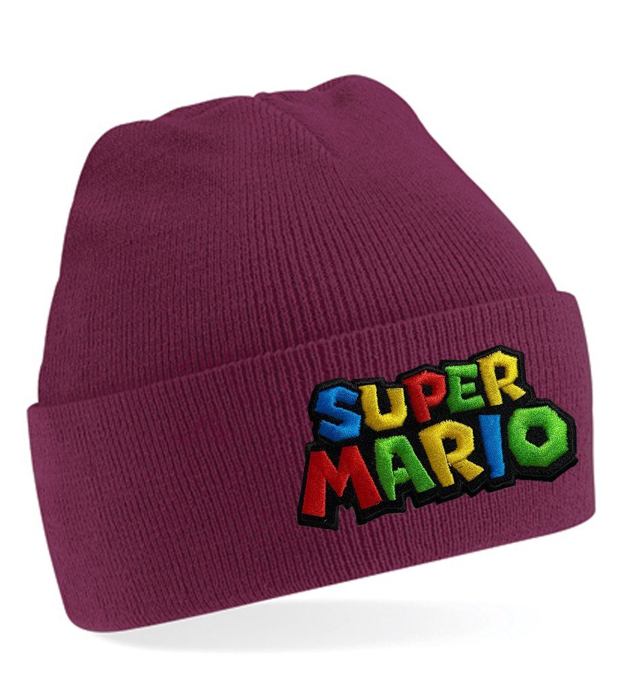 Beanie Unisex Erwachsenen Mütze Super Mario Yoshi Luigi Retro Konsole