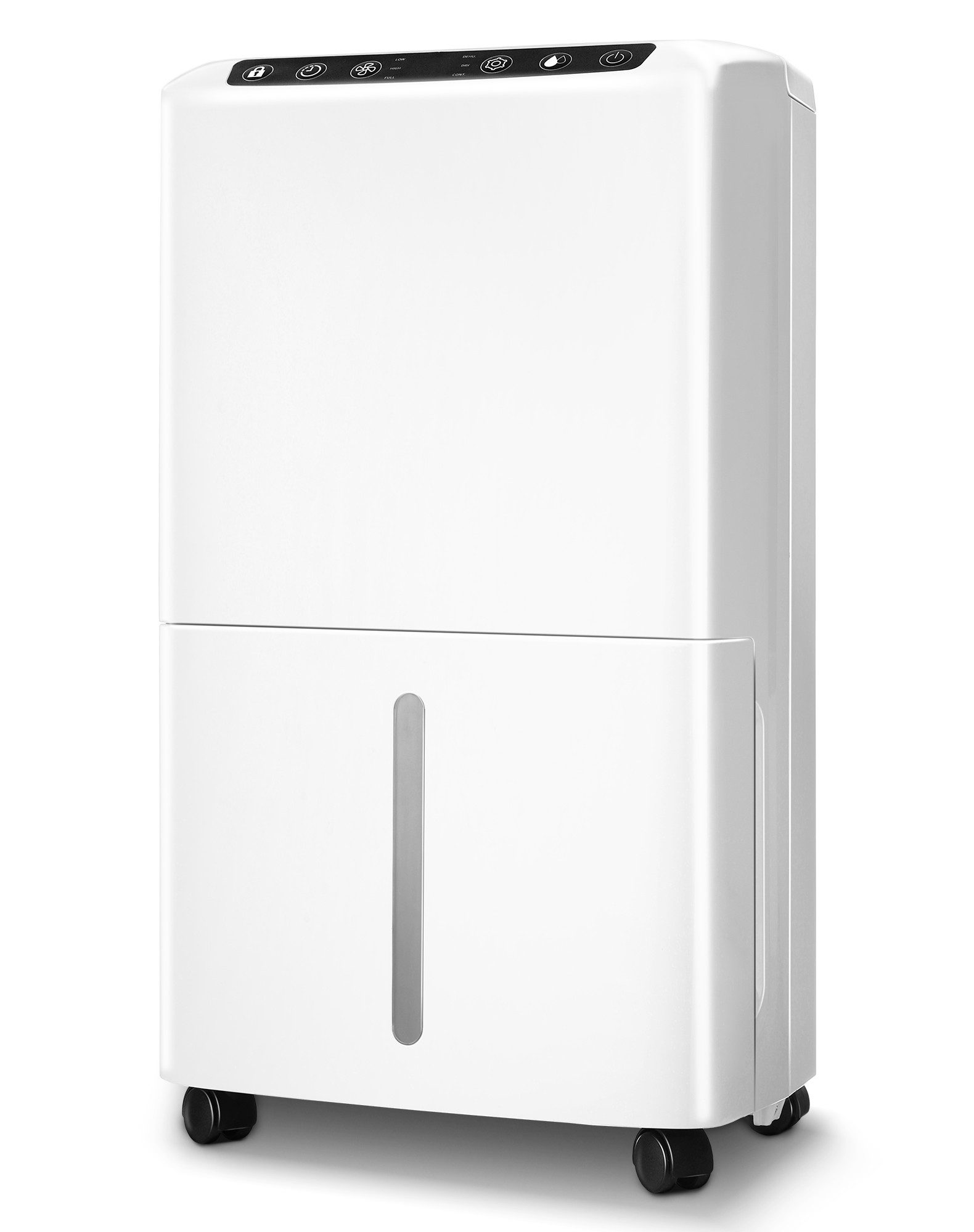 Fofile Luftentfeuchter 12L/Tag Luftentfeuchter Elektrisch 2,5L Wassertank 24H Timer, für 90 m³ Räume, Entfeuchtung 12 l/Tag, Ideal für Räume bis 90 m³/30 m² FL-120