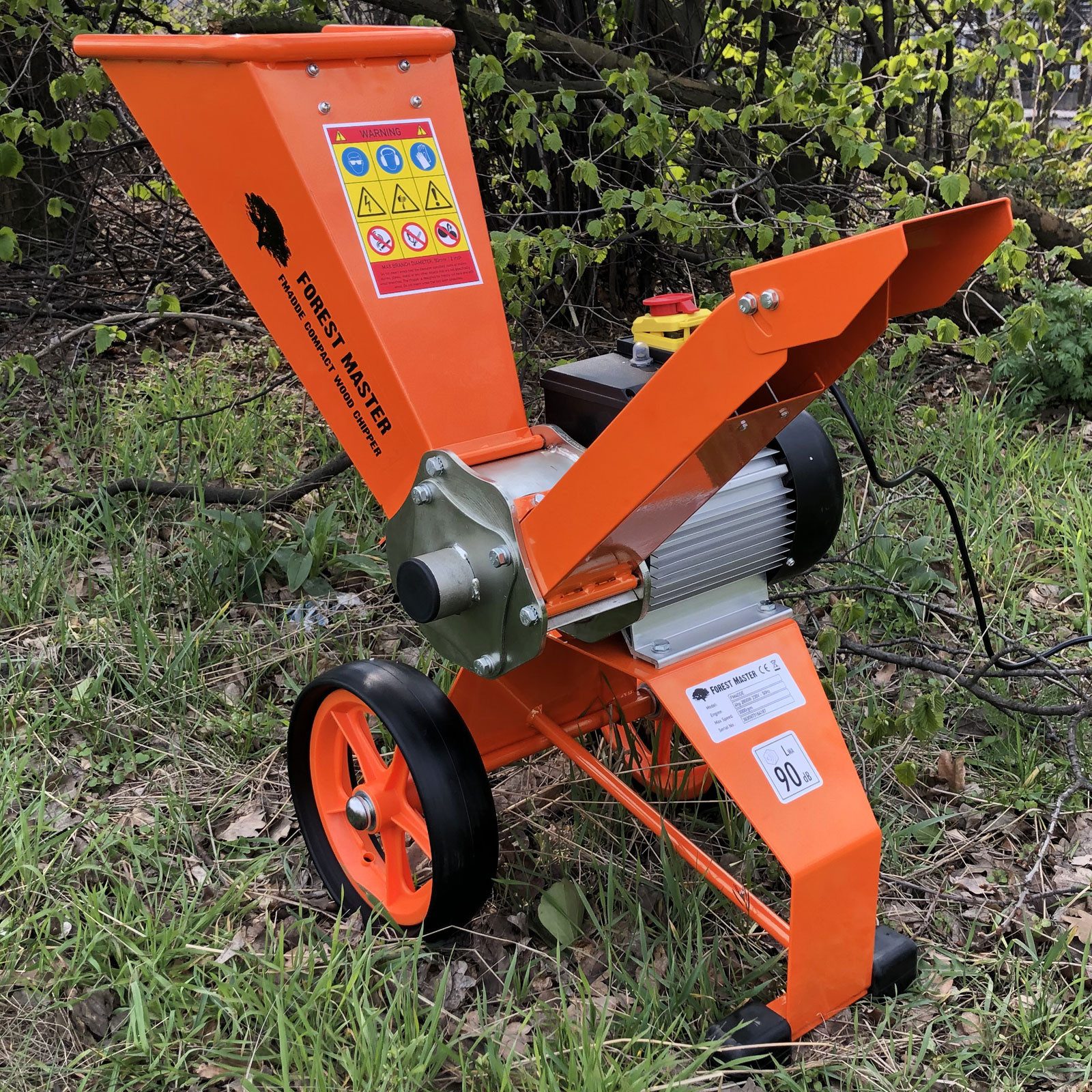 Forest Master Messerhäcksler Elektro Häcksler 2800 Watt, 4 PS Direktantrieb günstig online kaufen
