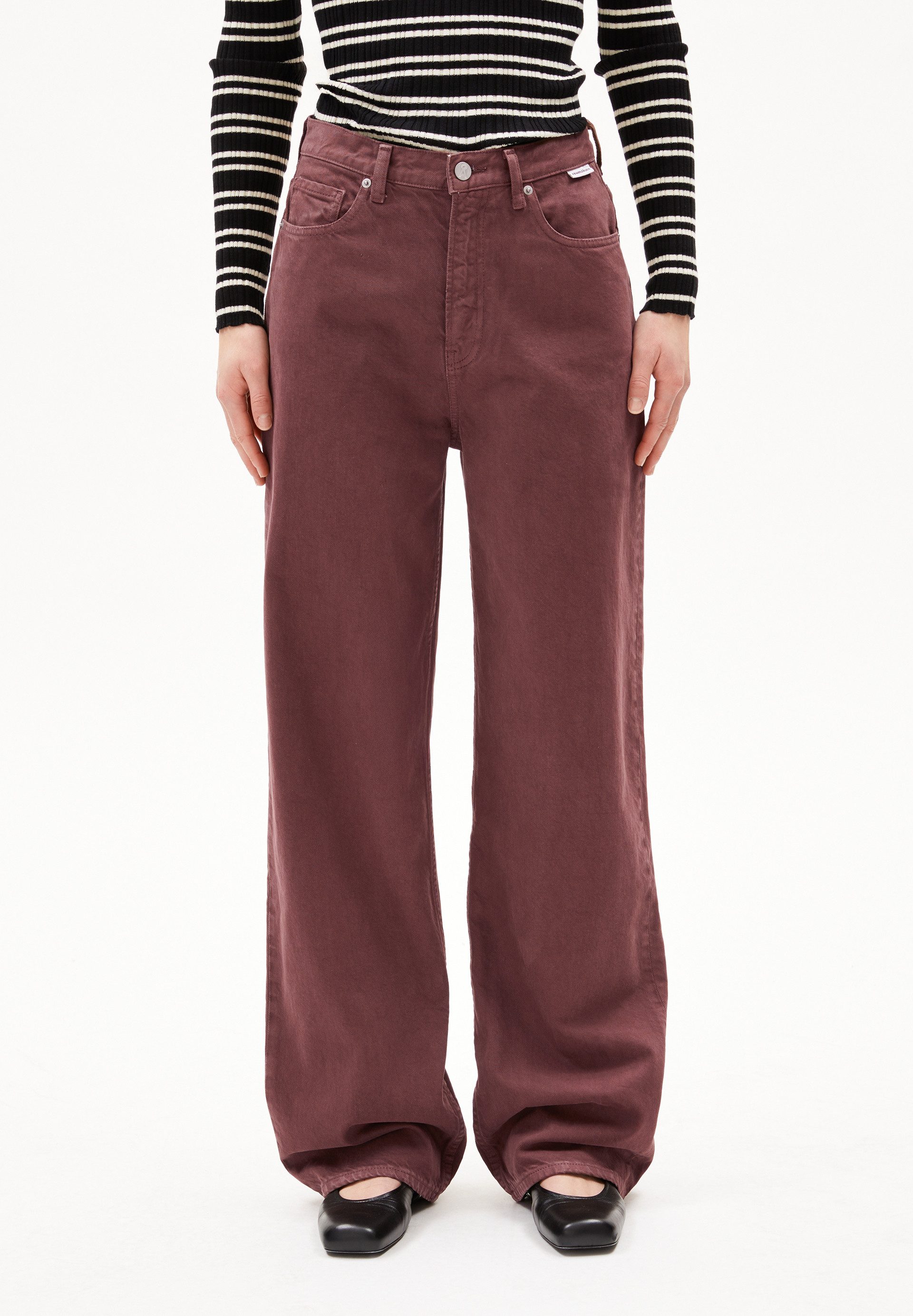 Armedangels Boyfriend-Jeans ENIJAA Wide Jeans recycelter günstig online kaufen