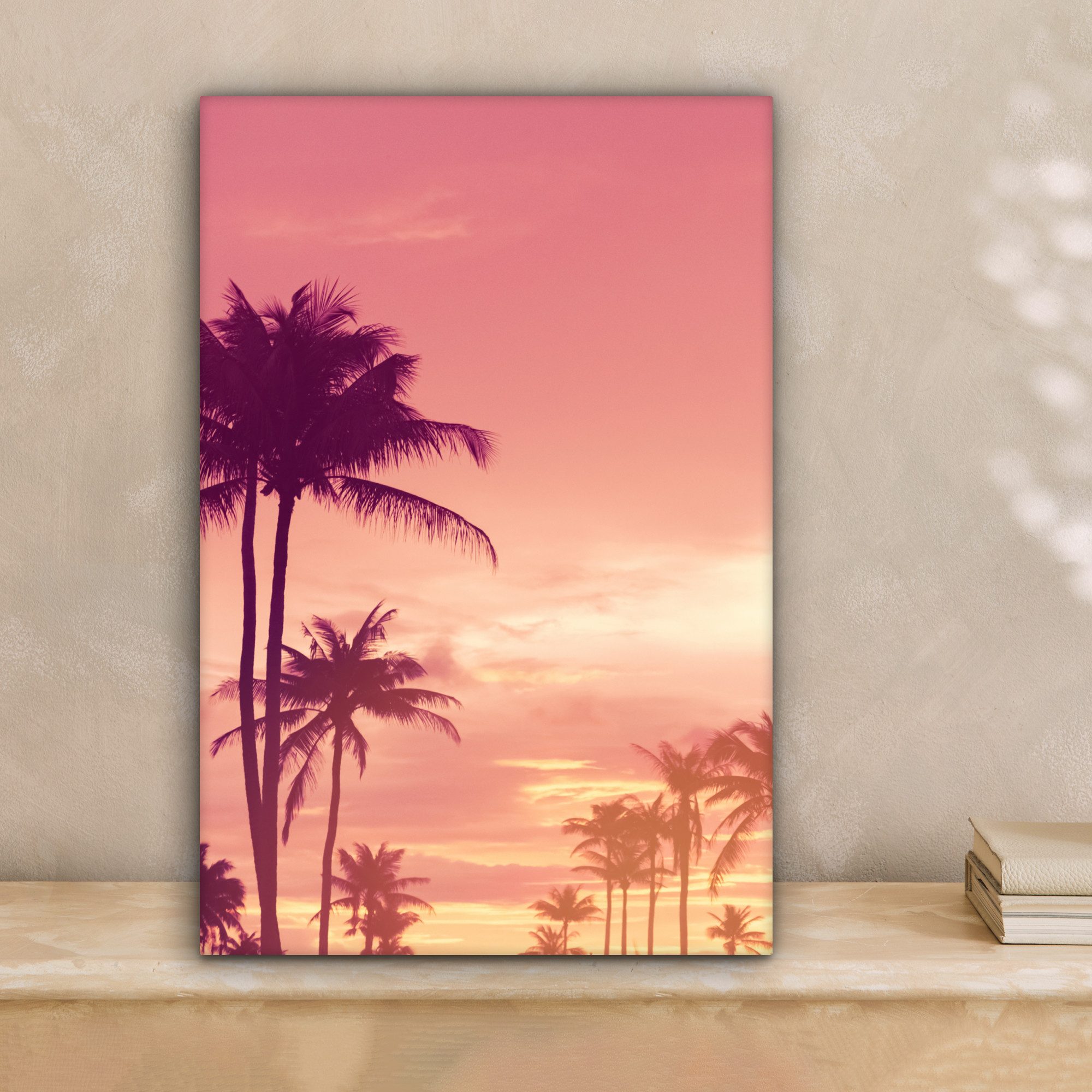 OneMillionCanvasses® Leinwandbild Himmel - Palme - günstig online kaufen