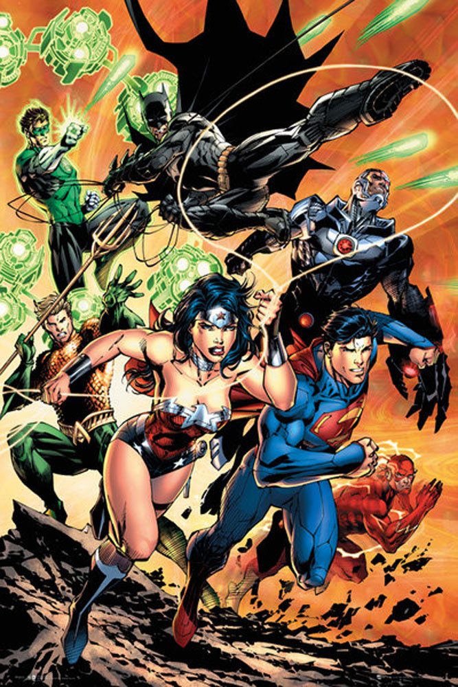 Poster DC Comic - Poster - Justice League Charge