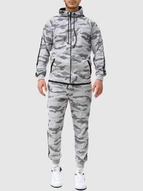 John Kayna Jogginganzug Herren Jogginganzug Camouflage Sportanzug Trainingsanzug Sportbekleidu (Sportanzug Jogger Trainingsanzug), Fitness Freizeit Casual