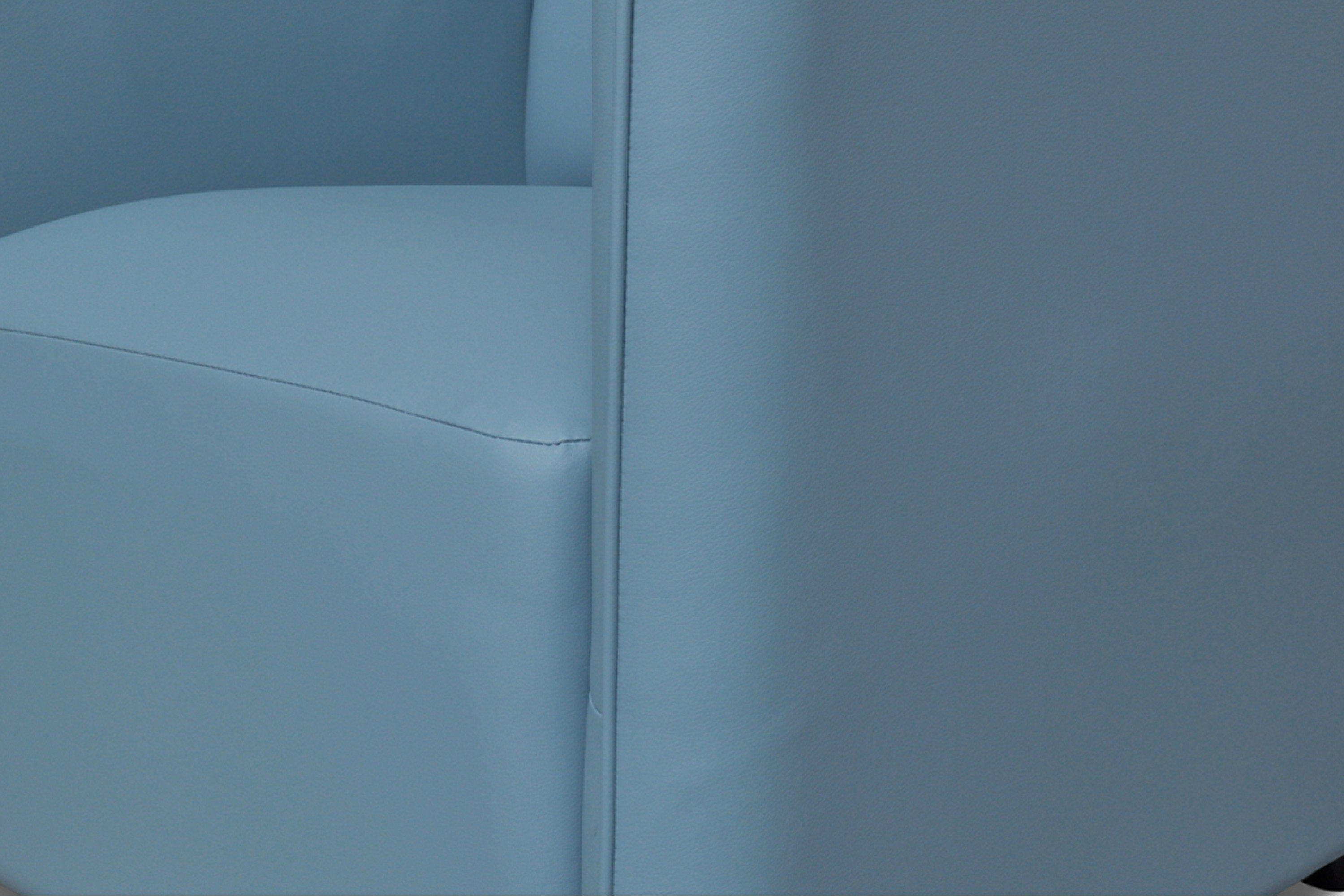 ideal kleine blau UMBO Sitz Cocktailsessel Hochelastischer | für blau Sessel, Schaumstoff Zimmer, im Konsimo