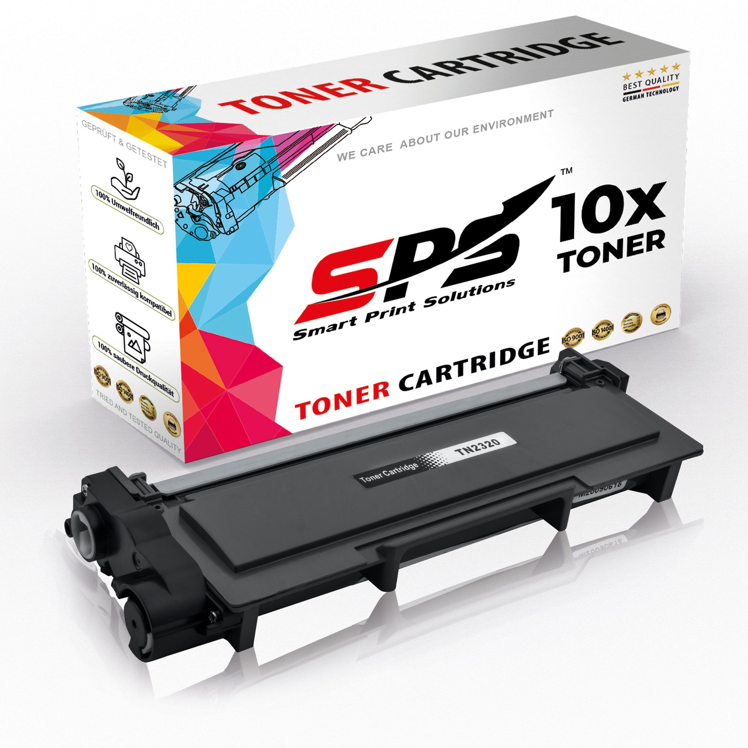 SPS Tonerkartusche Kompatibel für Brother DCP-L2540DN TN-2320, (10er Pack)