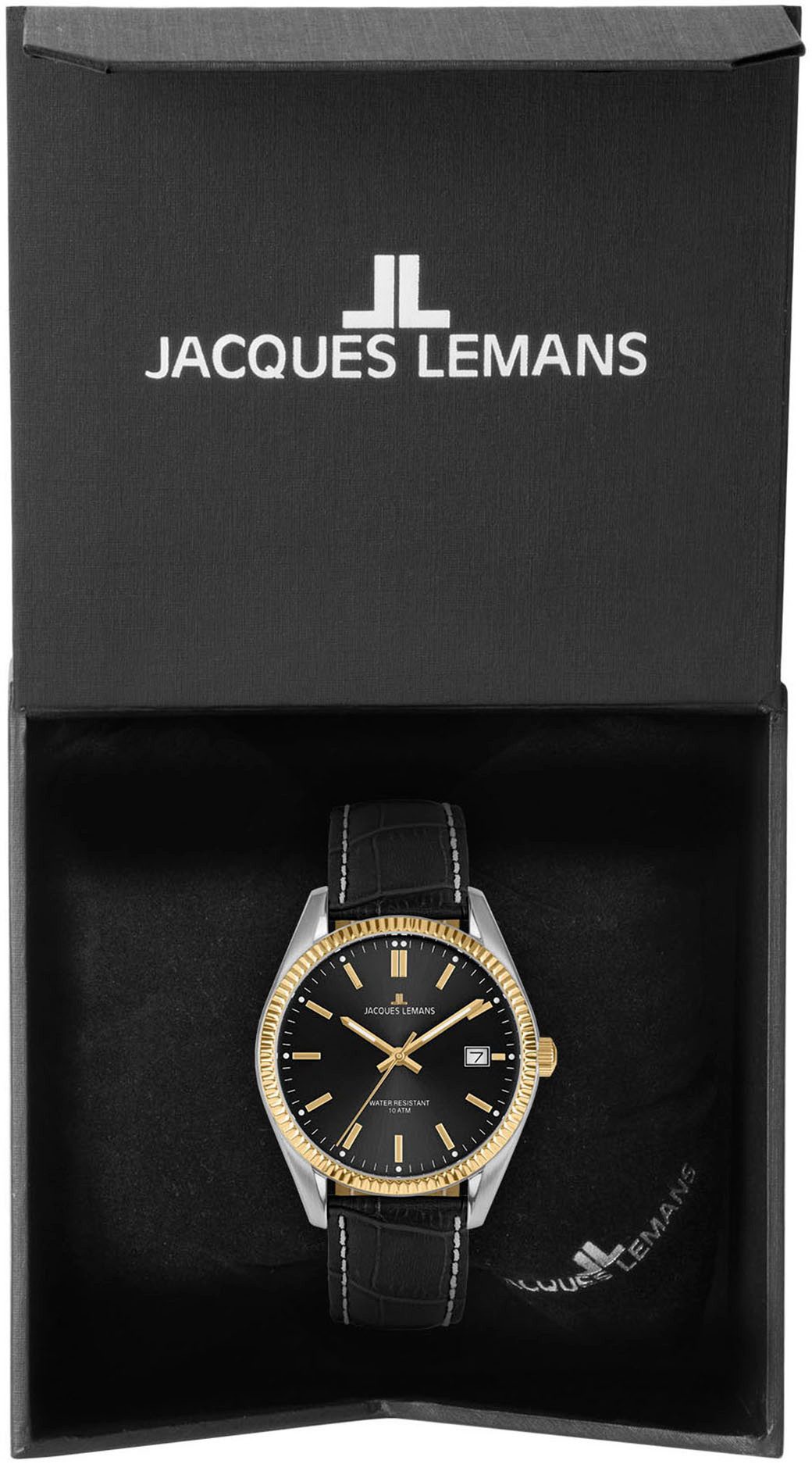 Jacques Lemans Quarzuhr 50-3U, Armbanduhr, Herrenuhr, günstig online kaufen