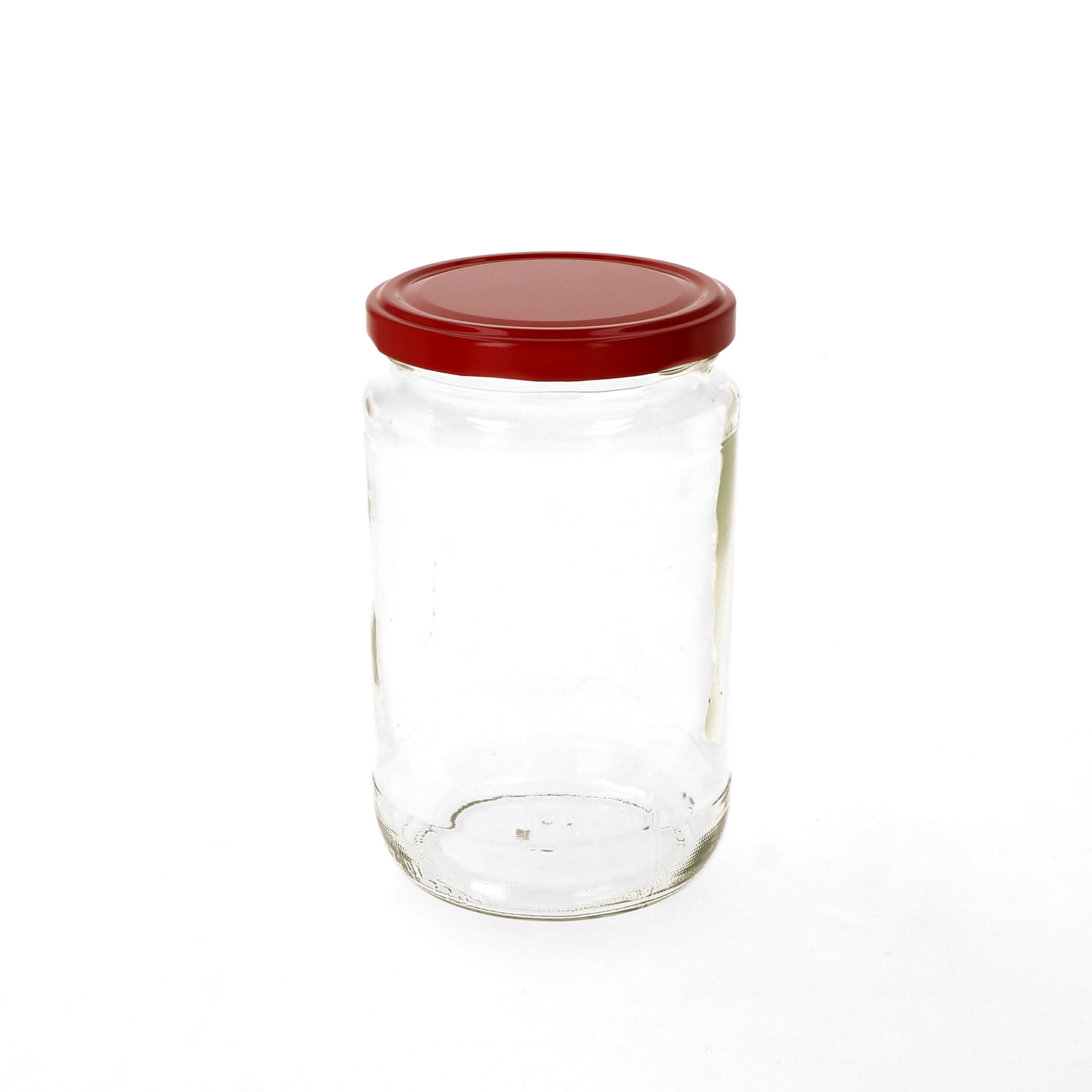 incl. MamboCat Piros Deckel 12er Set Einmachglas 720 To 82 Rezeptheft, Rundglas ml Glas