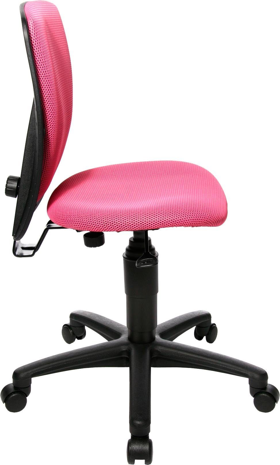 High pink-schwarz Bürostuhl S'cool TOPSTAR