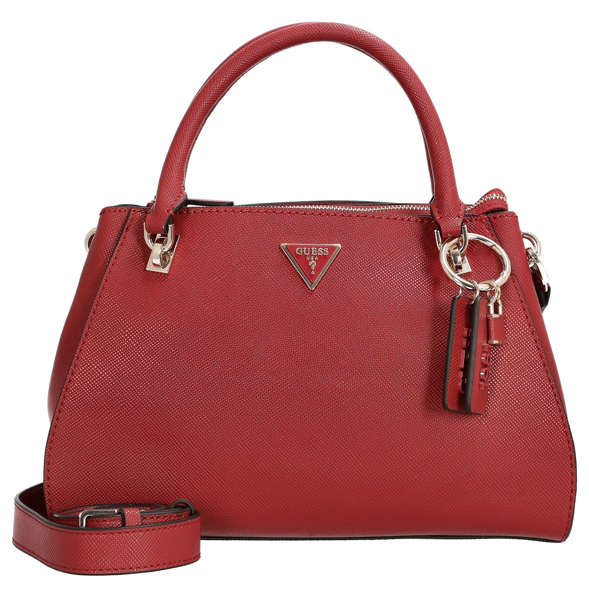 Guess Handtasche Noelle II Luxury - Henkeltasche 24 cm (garnet)