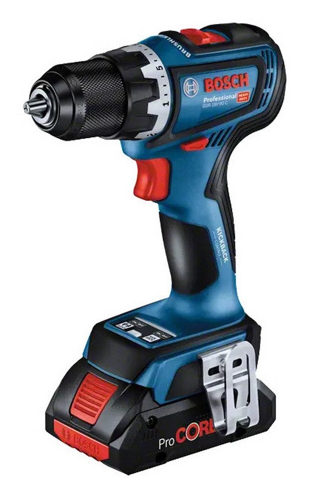 Bosch Professional Akku-Bohrschrauber GSR 18V-90 C, 18 V, Ohne Akku - in L-BOXX 136