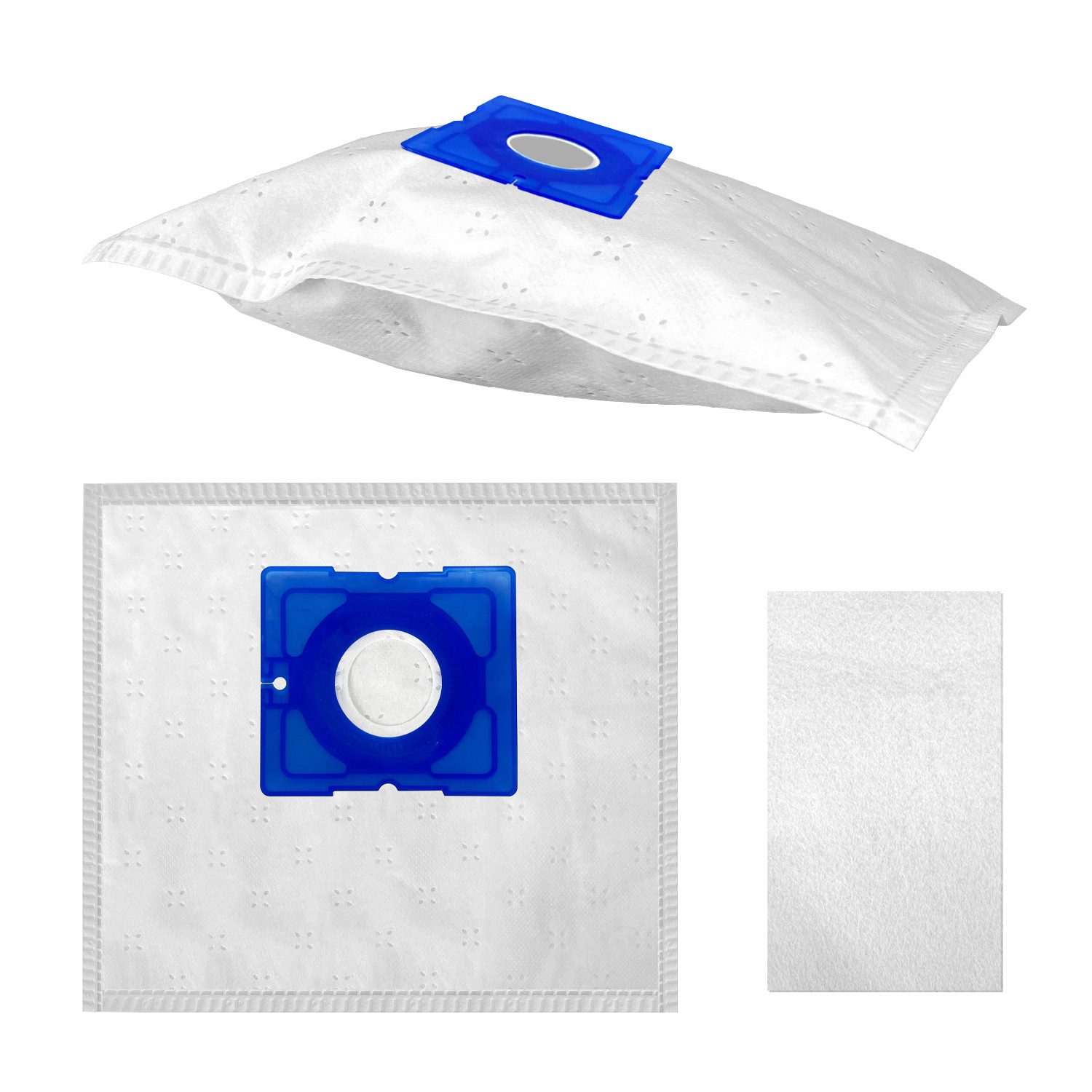 ARLI Staubsaugerbeutel 20x Staubsaugerbeutel, passend für Fakir Red Vac, 20 St., TS 120 White Vac - TS 110 + Vlies Filter