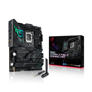 Asus ROG STRIX Z790-F GAMING WIFI Mainboard, ATX, DDR5 Speicher, 4x M.2, PCIe 5.0, WiFi 6E, AI Overclocking