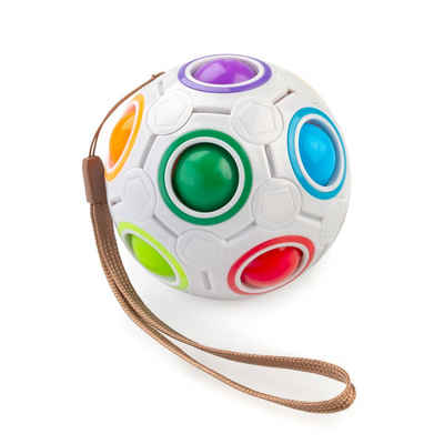 digitCUBE Puzzleball Magic Ball Puzzle - Regenbogenball Spielzeug - Geschicklichkeitsspiel für Mädchen und Jungen, Puzzleteile