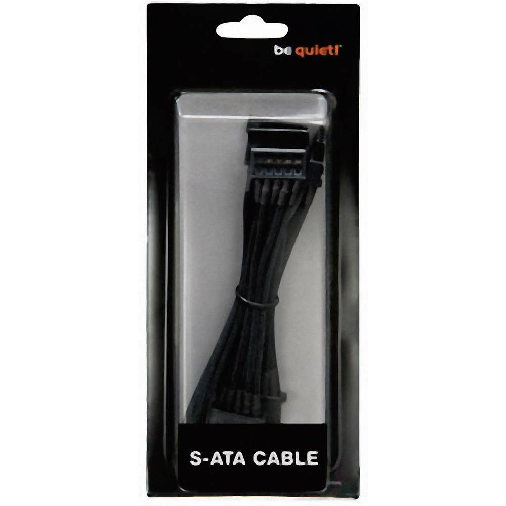 BeQuiet Strom Anschlusskabel 0.6 m CS-6610 Computer-Kabel, gesleeved