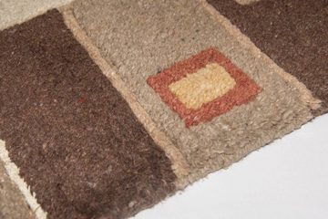 Wollteppich Nepal Teppich handgeknüpft beige, morgenland, rechteckig, Höhe: 8 mm, handgeknüpft