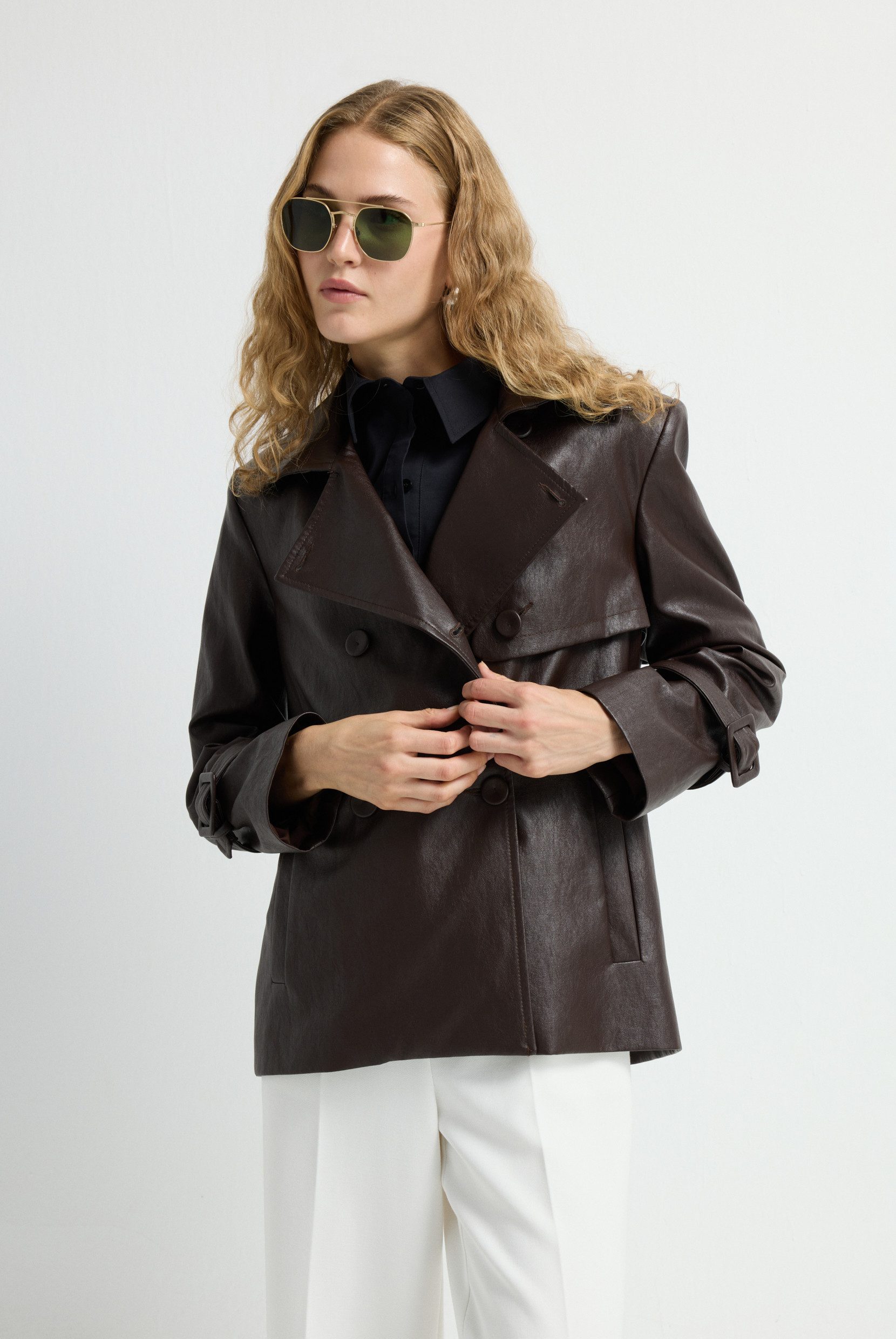 adL Lederimitatjacke