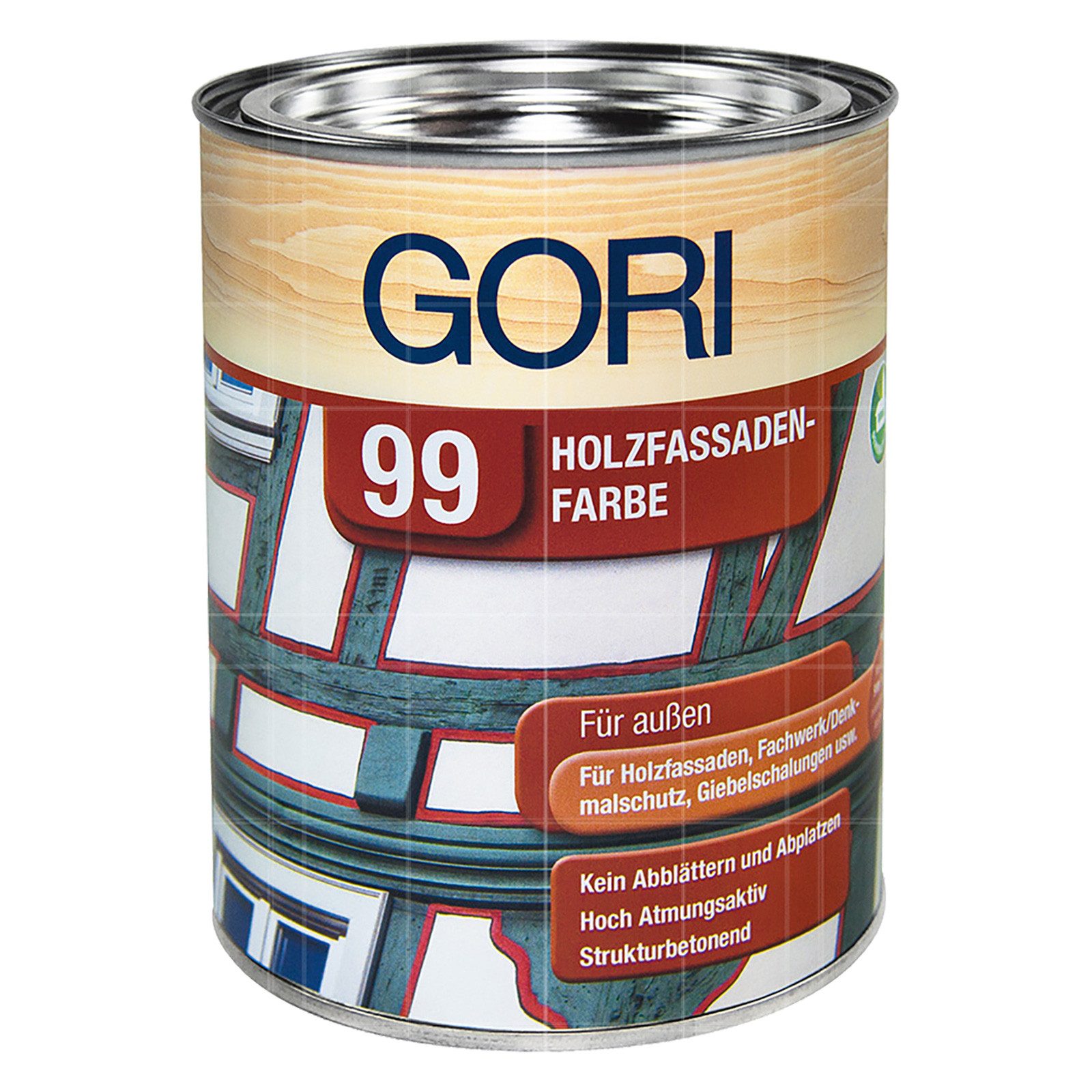 GORI Wetterschutzfarbe 99 Wetterschutz Holzfarbe - 2.5 Ltr – Bild 2 von 3