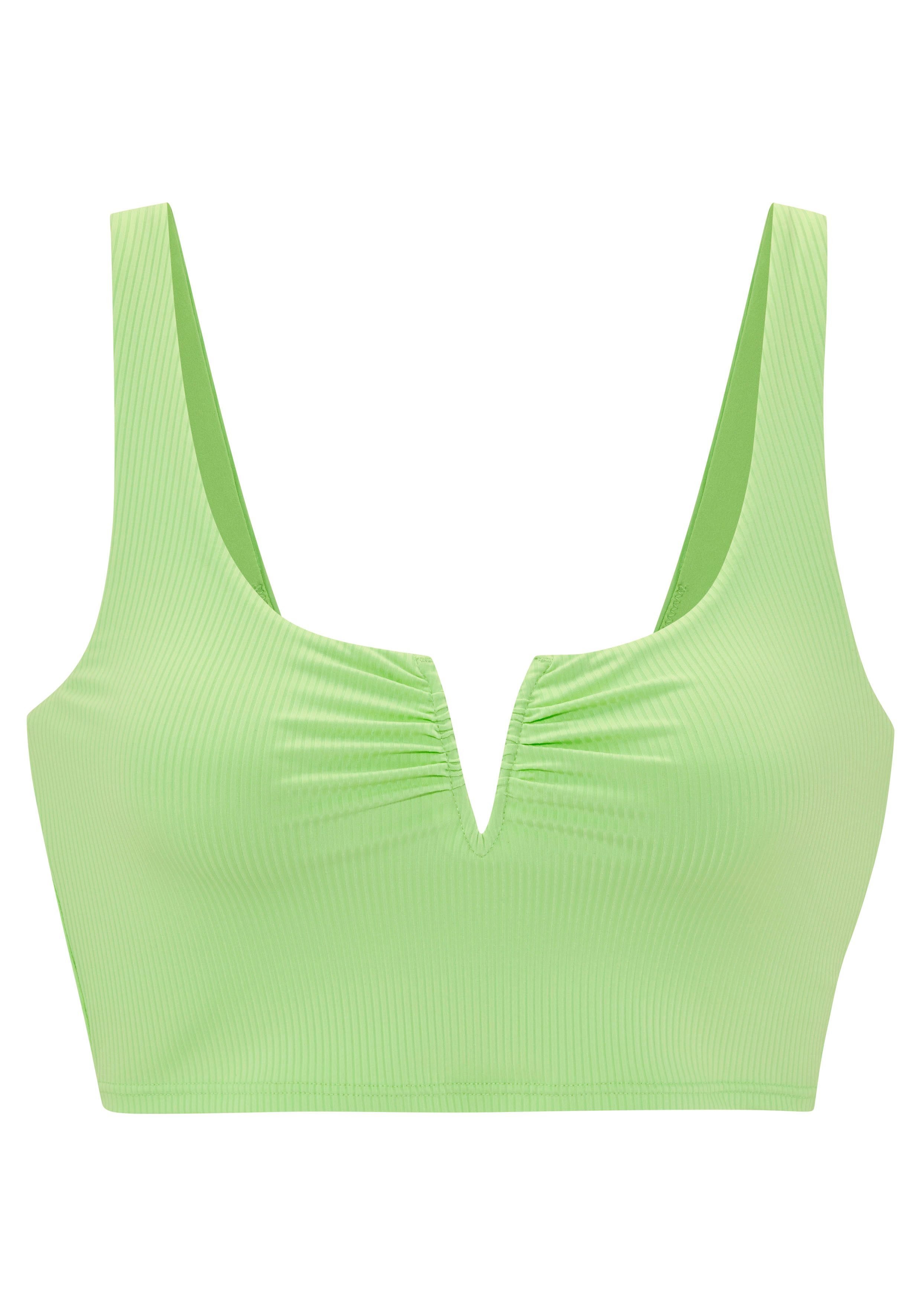 Venice Beach Crop-Bikini-Top Lucky, mit V-Bügel Detail vorne günstig online kaufen