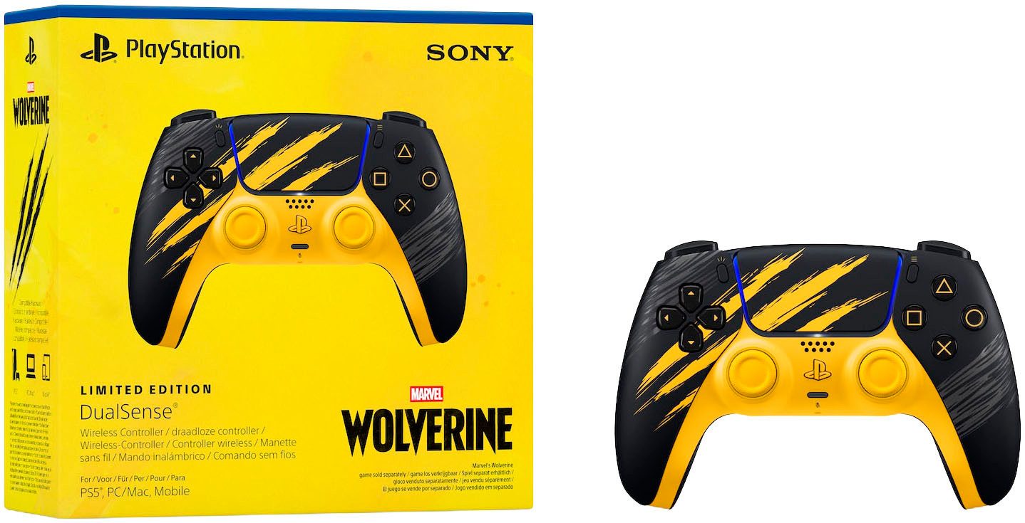 PlayStation 5 DualSense Marvel's Wolverine Battle Limited Edition Wireless-Controller