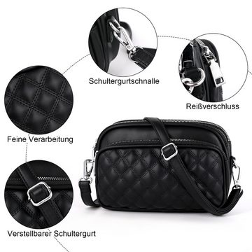 TAN.TOMI Umhängetasche Damen Handy Umhängetasche Schultertasche Kleine Tasche, Handytaschen zum Umhängen Frauen Brieftasche