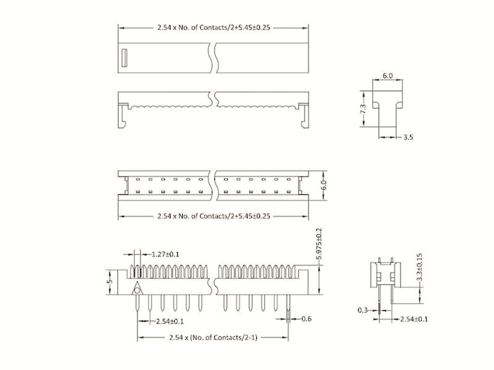 econ Klemmen DIN 41651 Leiterplatten-Verbinder, CONNECT Connect ECON