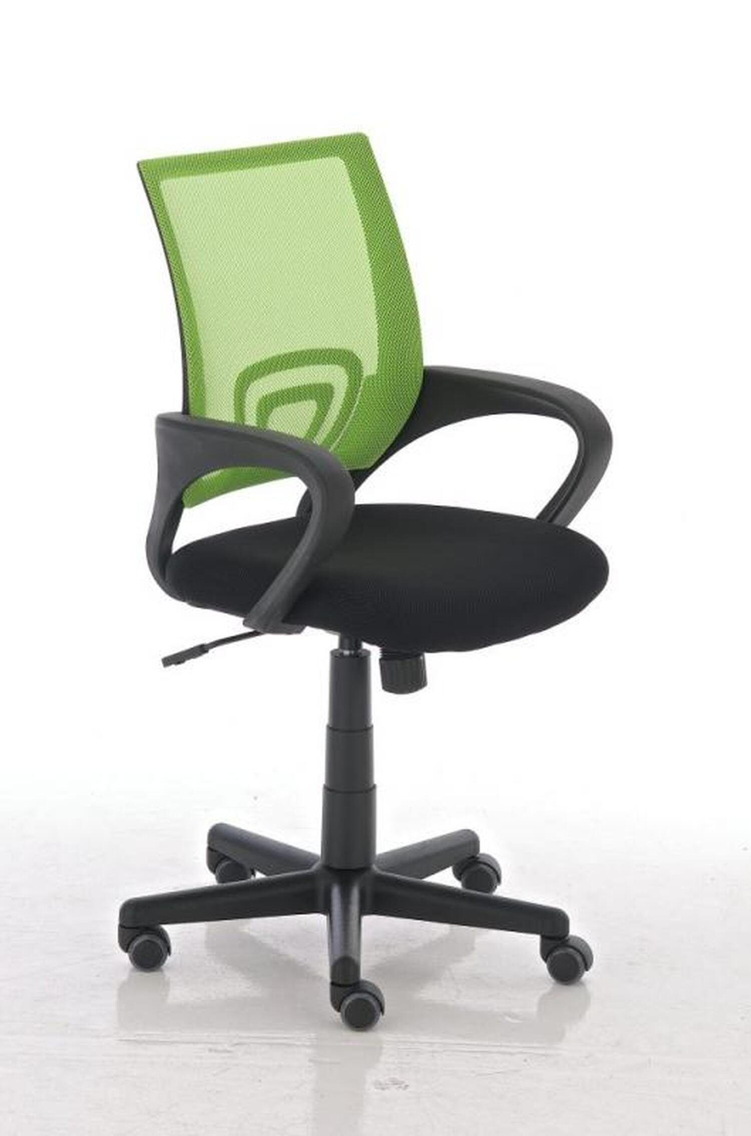 Jetzt supergünstig per Versand bestellen TPFLiving Bürostuhl Genf mit Rückenlehne Drehstuhl, (Schreibtischstuhl, bequemer schwarz und - Gestell: XXL), 360° grün höhenverstellbar Kunststoff - Chefsessel, Microfaser Bürostuhl drehbar Sitzfläche