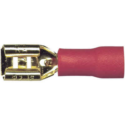 SinusLive Kabelverbinder-Sortiment Sinuslive Car HiFi Flachstecker 10er Set 1.5 mm² 4.8 mm vergoldet