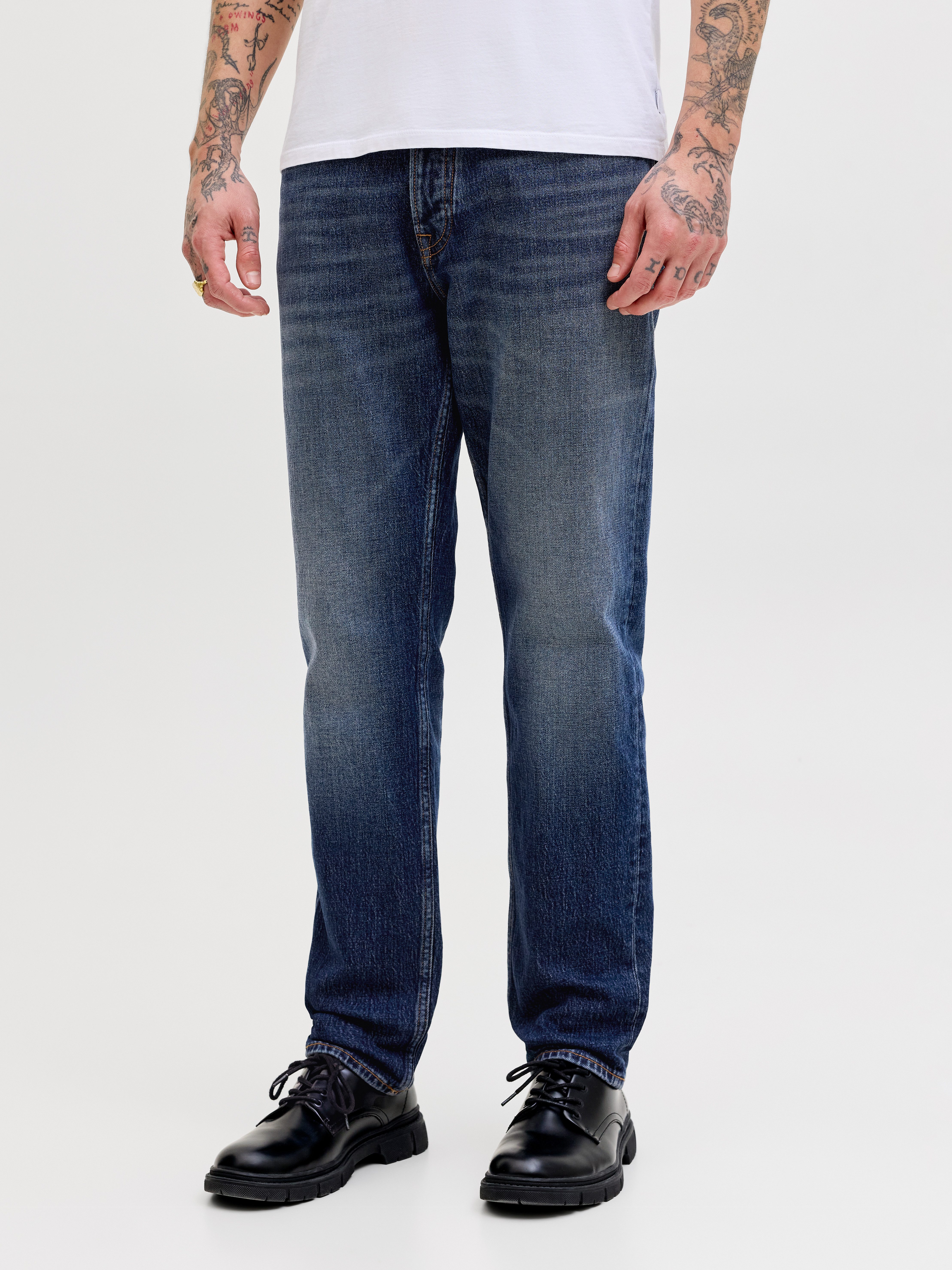 Jack & Jones Tapered-fit-Jeans JJIMIKE JJORIGINAL CJ SN mit Five-Pocket-Design