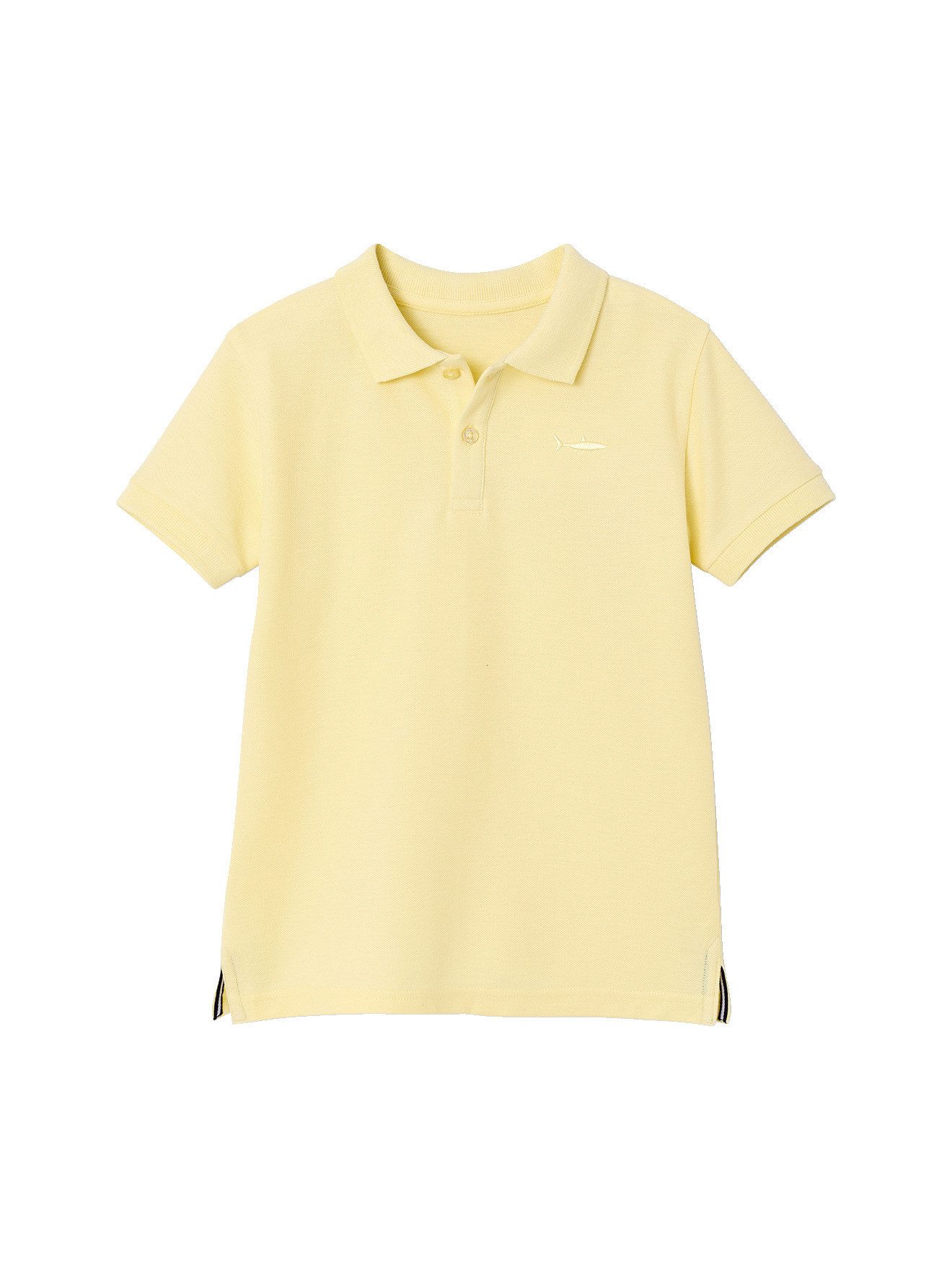 vertbaudet Poloshirt Jungen Poloshirt, kurze Ärmel Stickerei