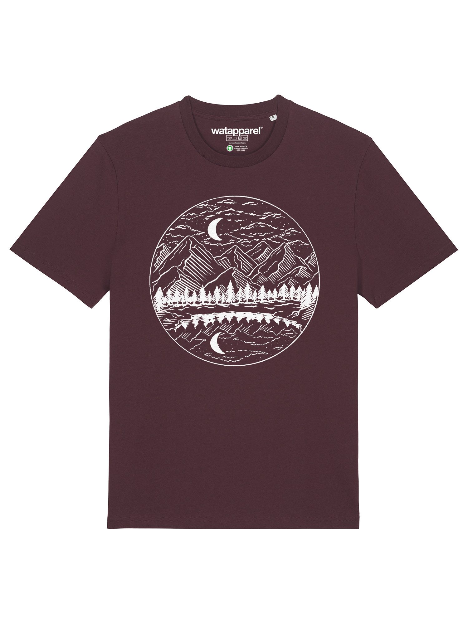 wat? Apparel T-Shirt Mountains by night günstig online kaufen