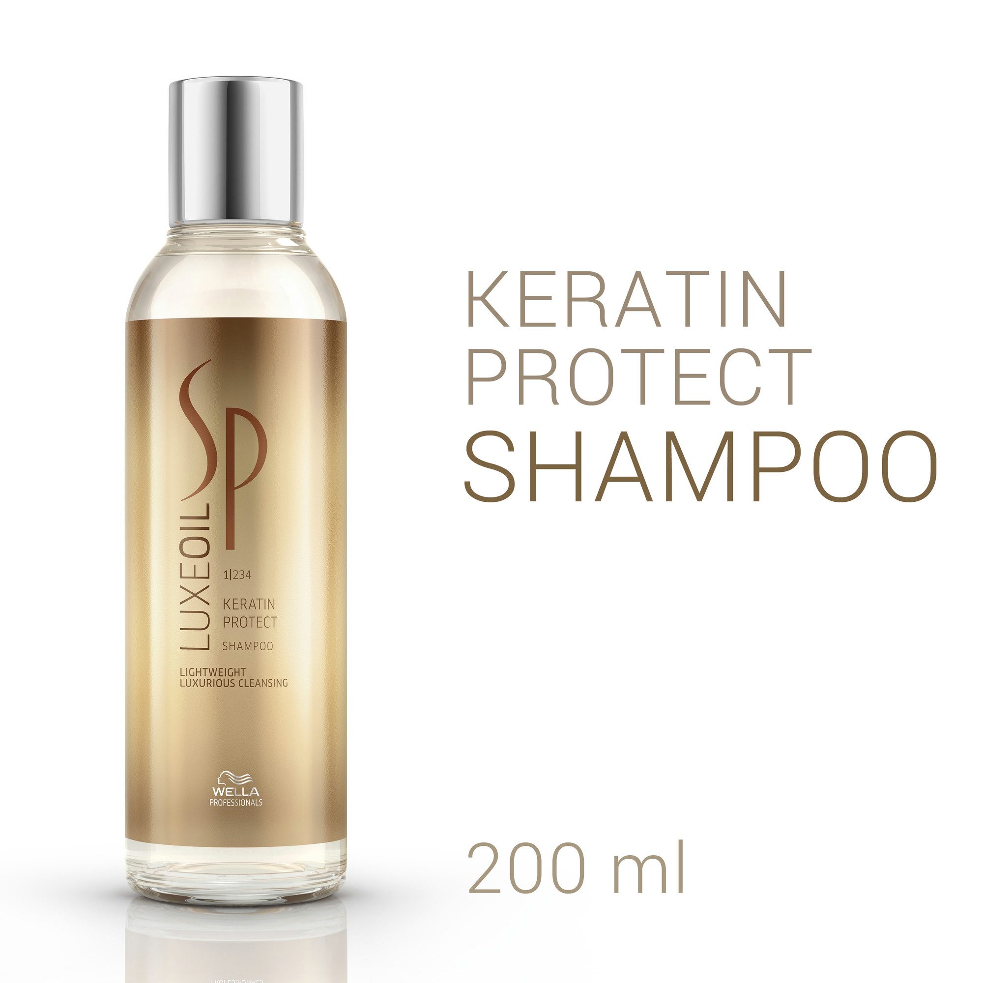 Wella SP Haarshampoo LUXE OIL KREATIN PROTECT SHAMPOO, pflegende Öle verbessern die Haarstruktur