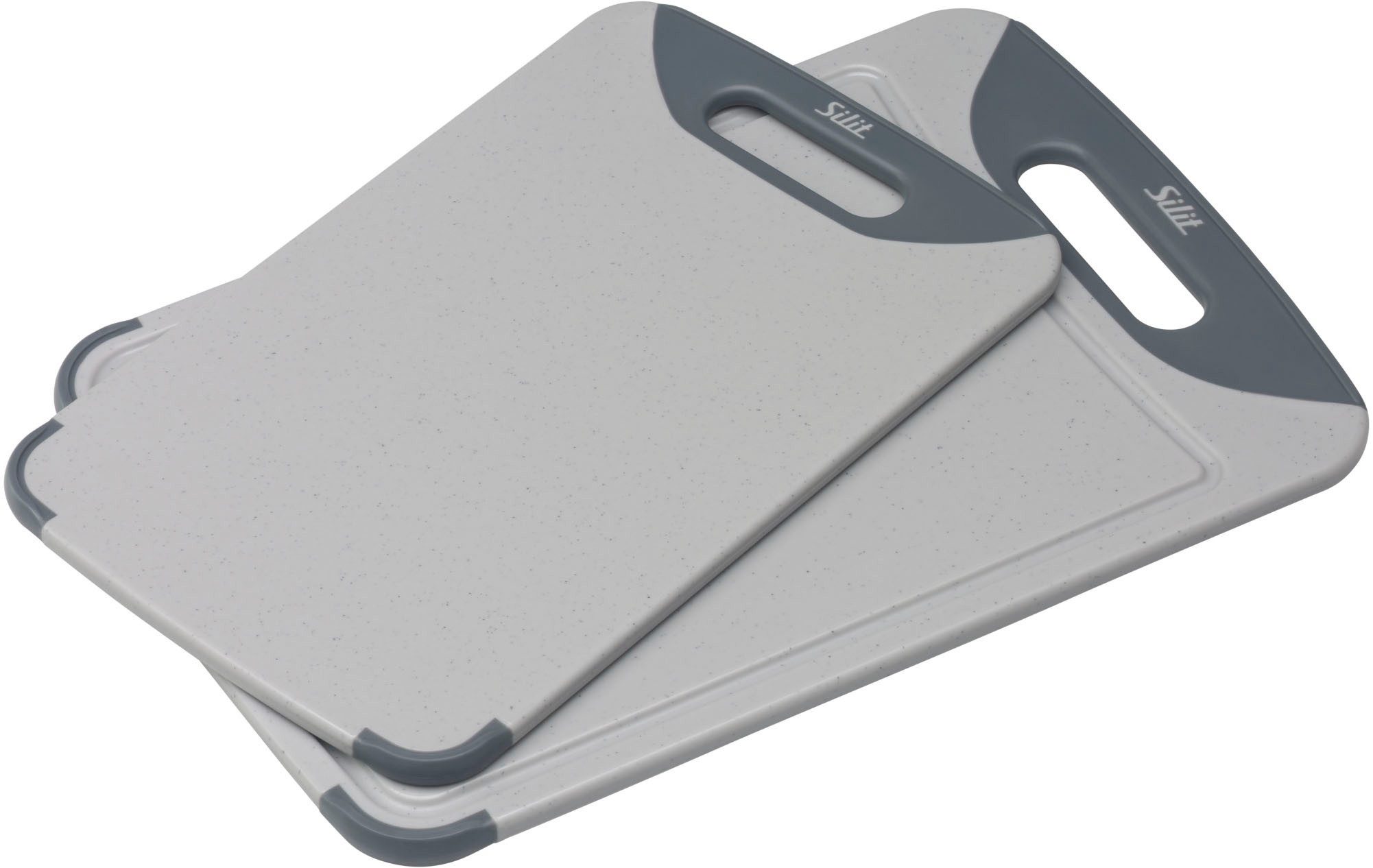 Silit Schneidebrett, Kunststoff, (Set, B/L: 25/38 und 20/32 cm), rutschfest, beidseitig nutzbar