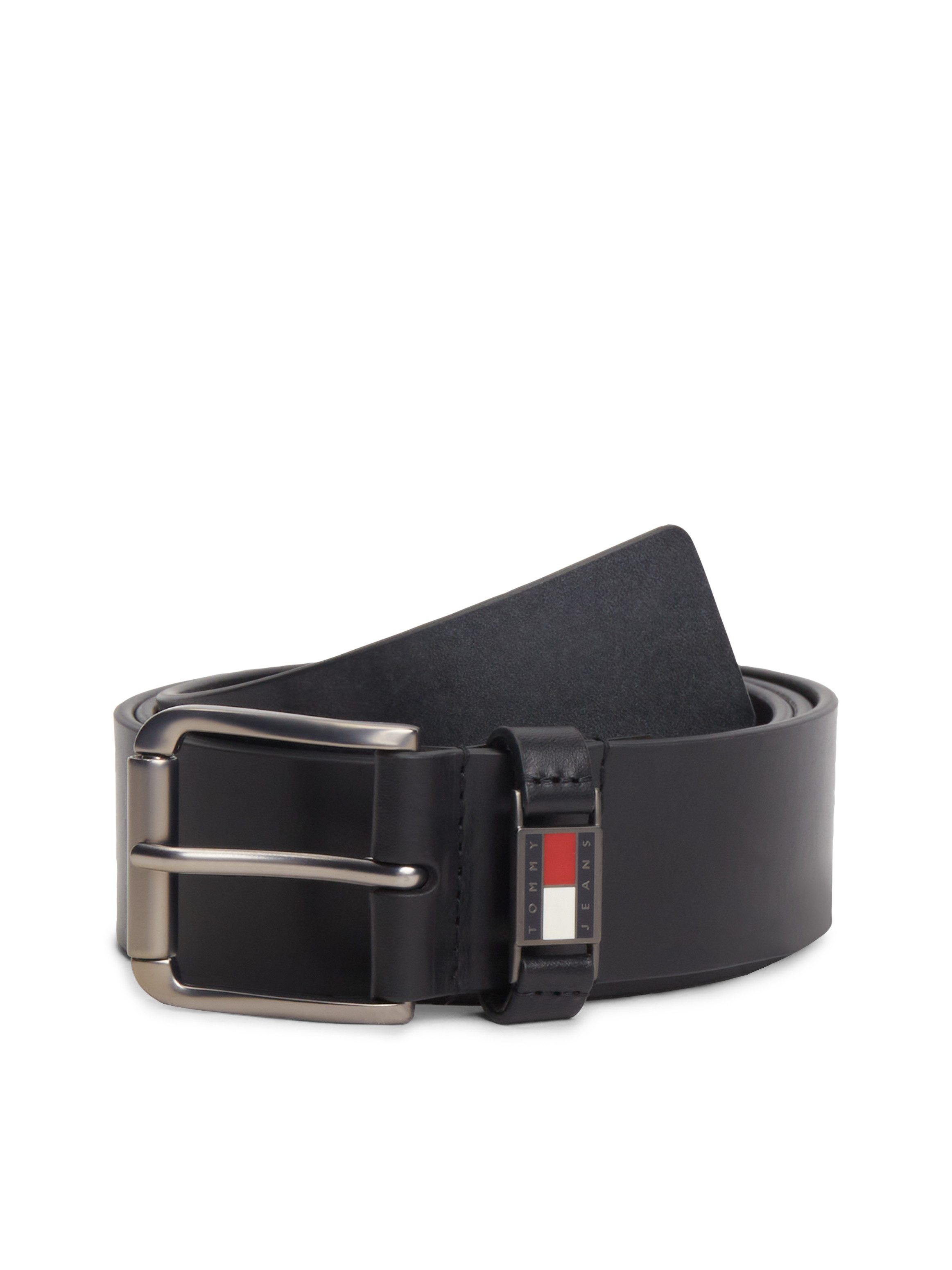 Tommy Jeans Ledergürtel TOMMY ROLLER Regular fit und größenverstellbar
