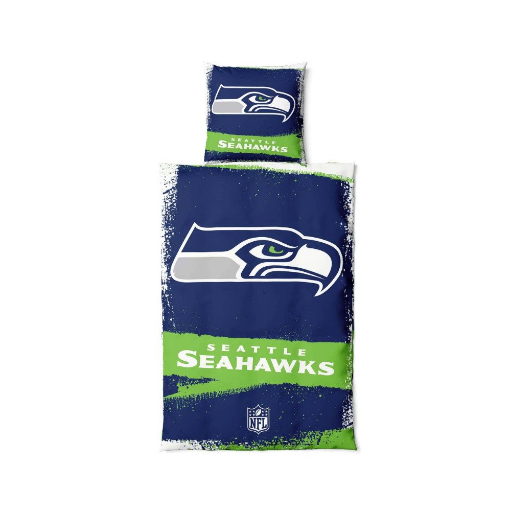 Seattle Seahawks Bettwäsche Seattle Seahawks Bettwäsche-Set "RAW"