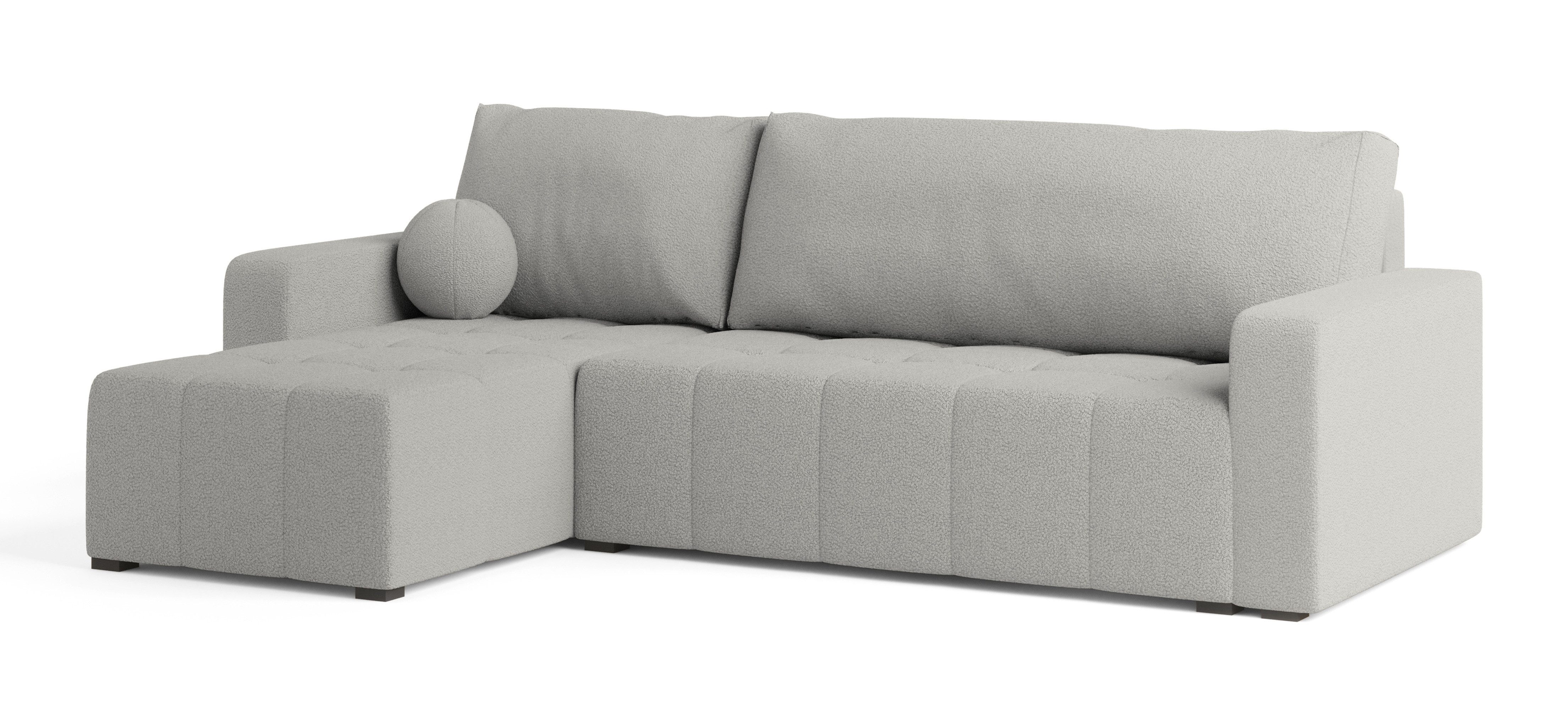 Masseno Ecksofa VOLIRA mit Schlaffunktion L-Form, Sofa mit Bettkasten günstig online kaufen