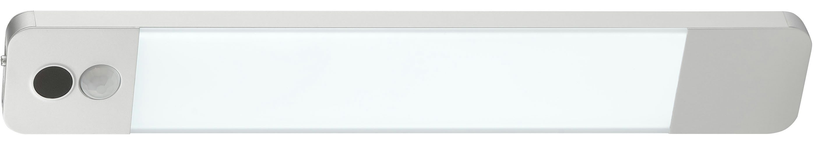 Brilliant LED Unterbauleuchte Underglow, Bewegungsmelder, LED fest integriert, Neutralweiß, Schrankinnenraumbeleuchtung Akku, Bewegungsmelder, 25 cm, 150 lm