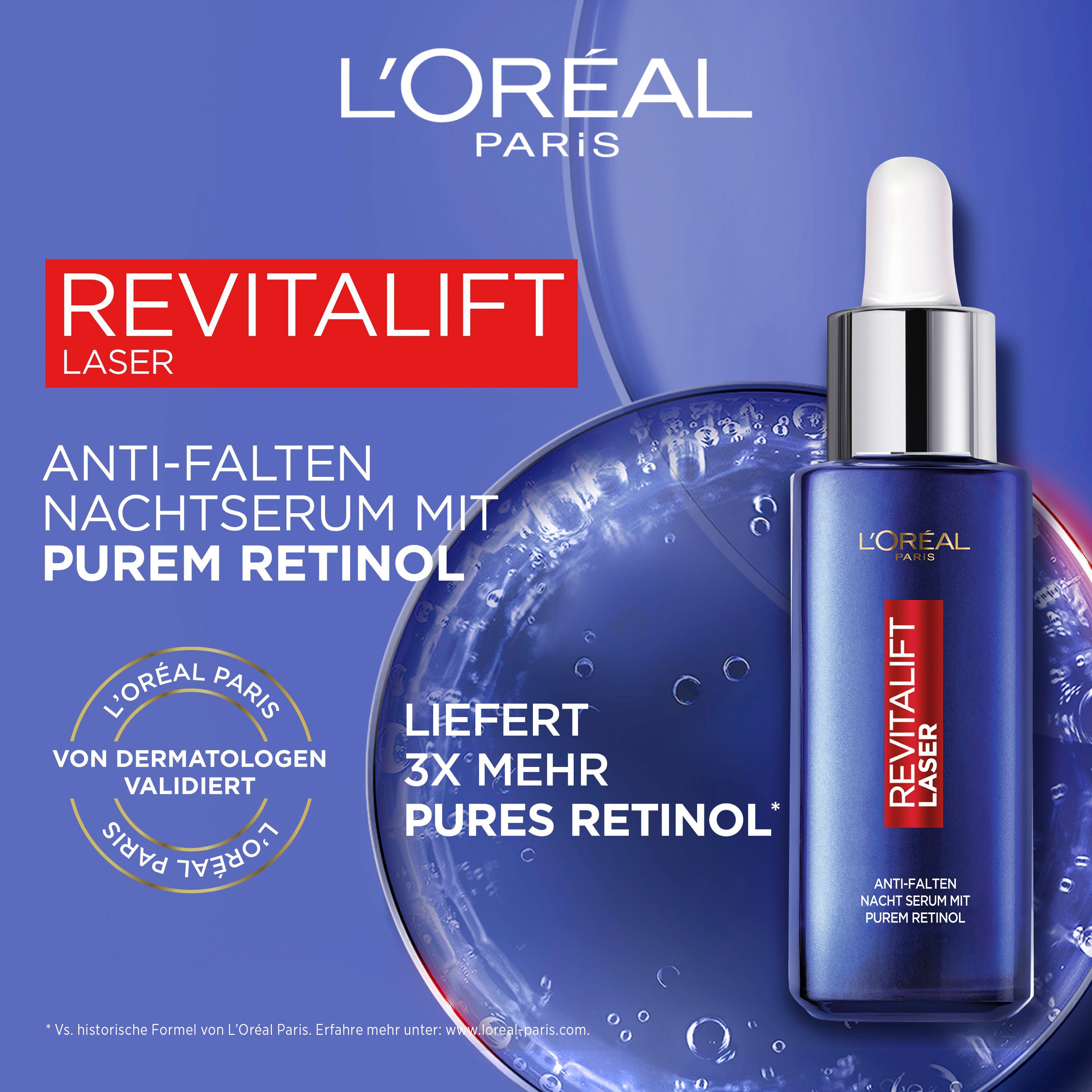 Laser Gesichtsserum Revitalift Retinol PARIS L'ORÉAL Serum