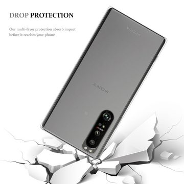 Cadorabo Handyhülle Sony Xperia 1 III Sony Xperia 1 III, Flexible TPU Silikon Handy Schutzhülle - Hülle - ultra slim