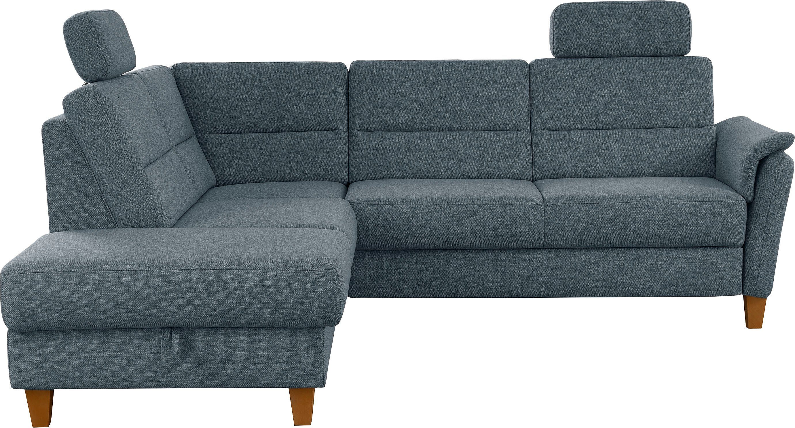 Home affaire Ecksofa Palmera L-Form, Federkern, günstig online kaufen
