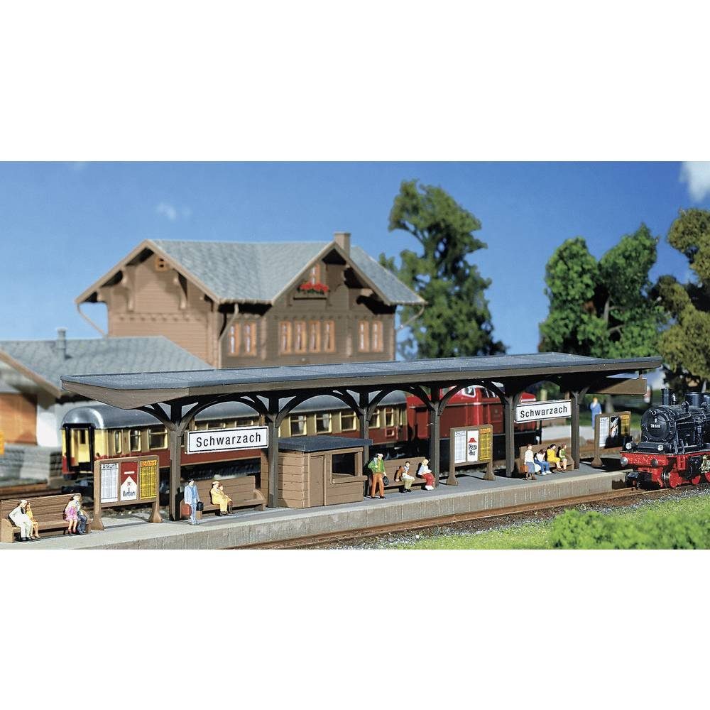 Modelleisenbahn-Set N Bahnsteig