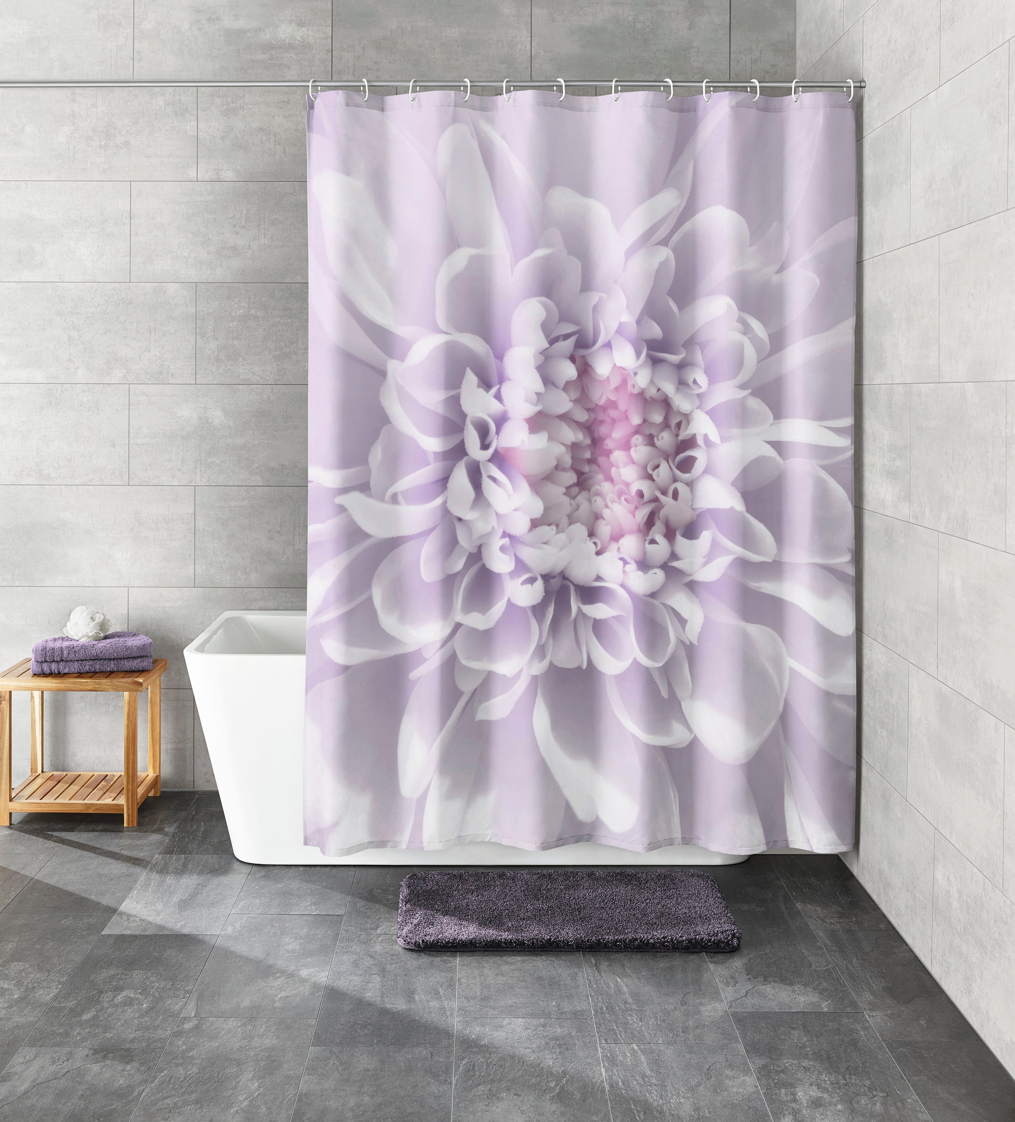 Kleine Wolke Duschvorhang Dahlia Breite 180 cm günstig online kaufen
