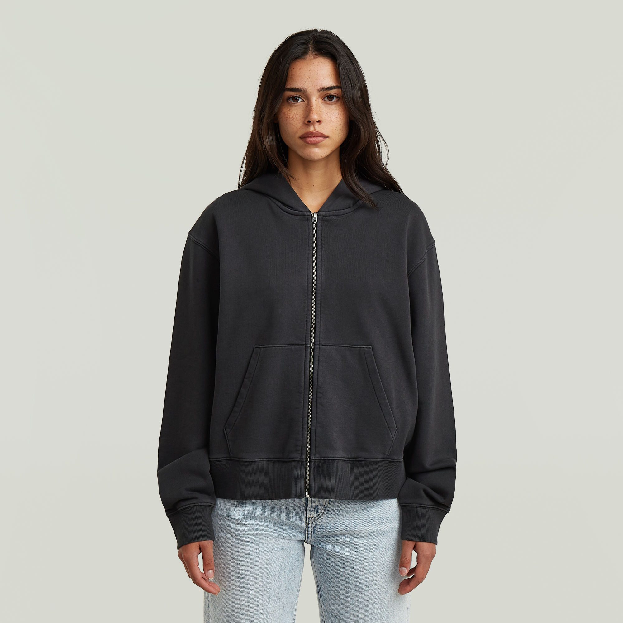 G-STAR Kapuzensweatjacke Unit Relaxed Hooded Zip Thru wmn in bequemer Passform