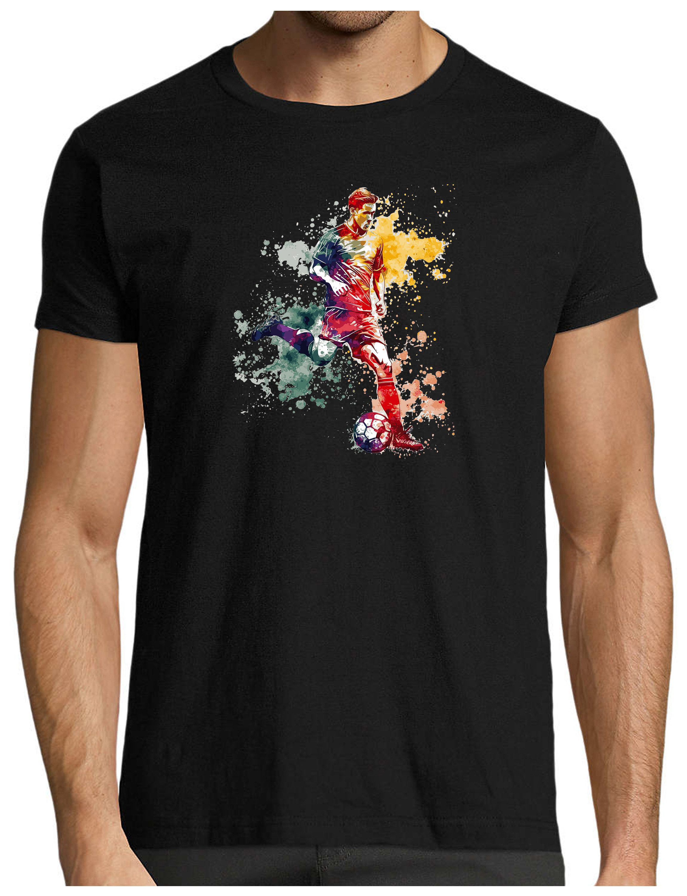 T-Shirt Fussball print shirt