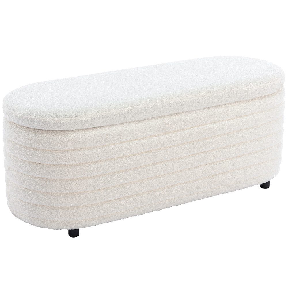 WAHSON OFFICE CHAIRS Sitzhocker Teddystoff Sitzbank günstig online kaufen