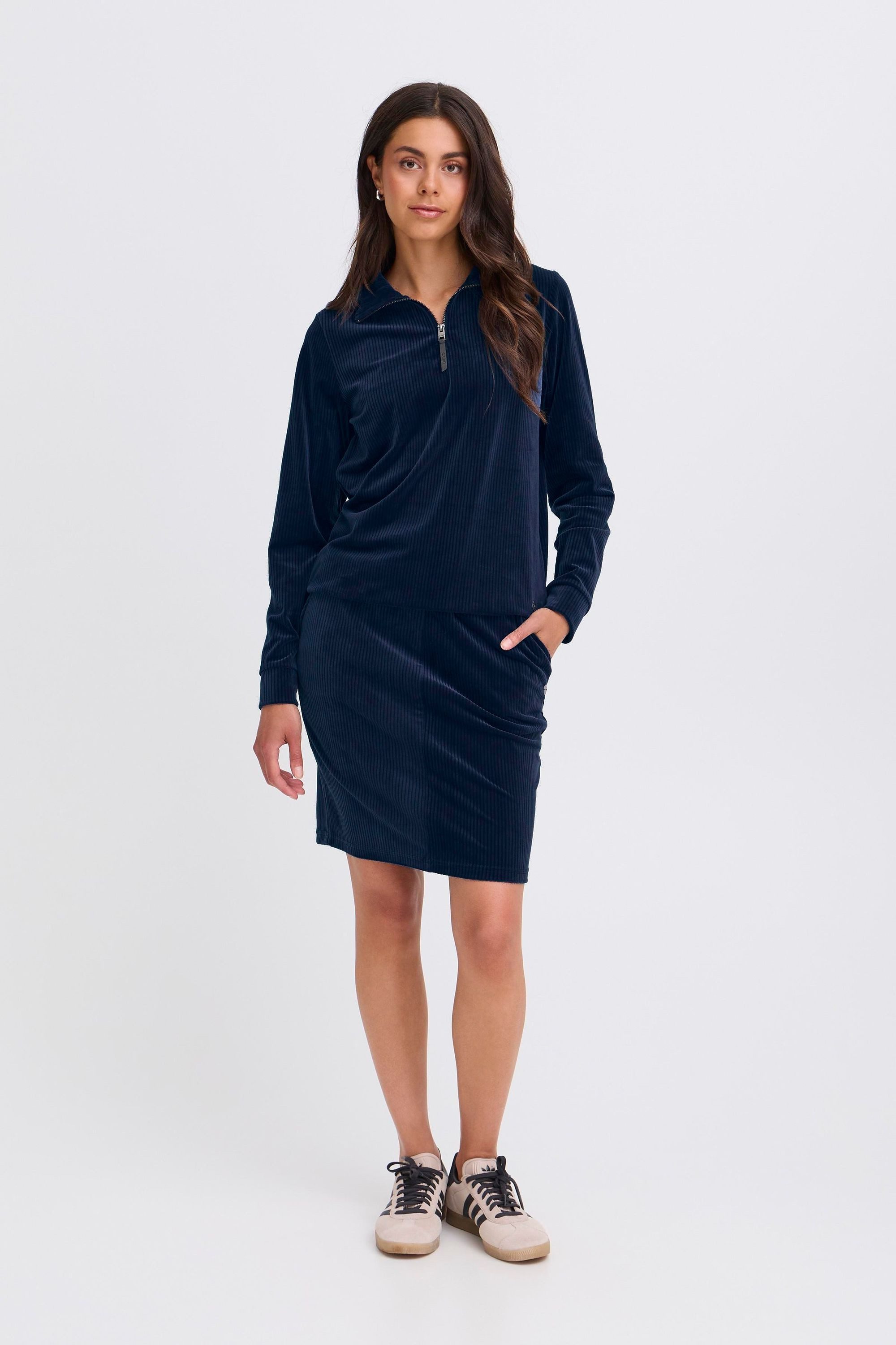 OXMO Longsweatshirt OXEbba Modernes Longsweatshirt
