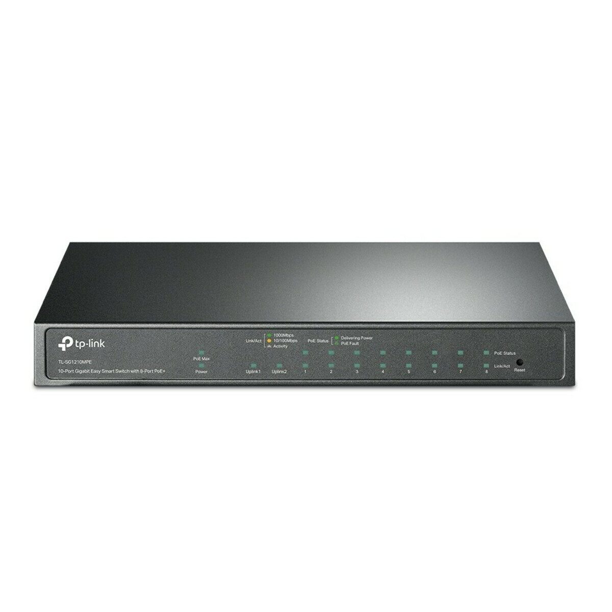 Serverschrank TP-Link 10-ports 1210 managed PoE smart switch